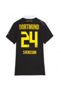 Borussia Dortmund Daniel Svensson #24 Fotballdrakt Borte Klær Dame 2026-27 Korte ermer